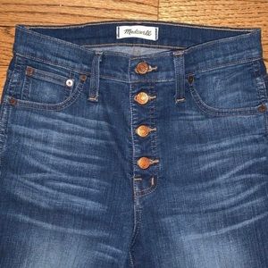 Madewell 10” High Rise Skinny Jeans